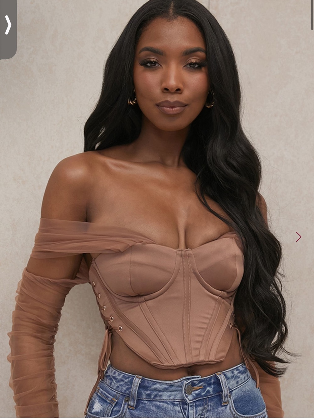 House of CB Bonnie Duchess Satin Tulle Corset